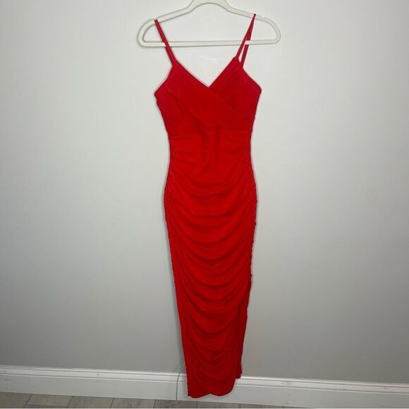 Revolve ELLIAT Red Pippa midi dress SIZE XS - Picture 4 of 10